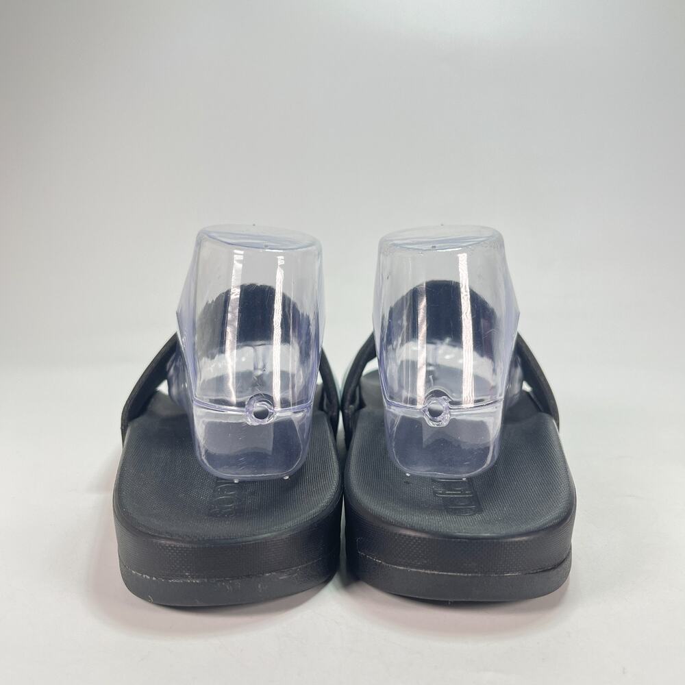 adidas Adilette Shower Black White Three Stripes Slides Sandals JS4313 Mens Sz 8 - Picture 4 of 8
